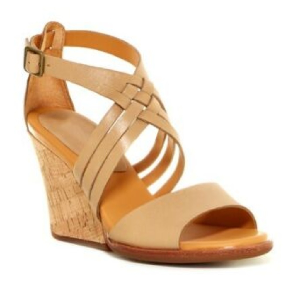 Kork-Ease Tan Wedge Sandals